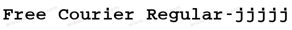 Free Courier Regular字体转换